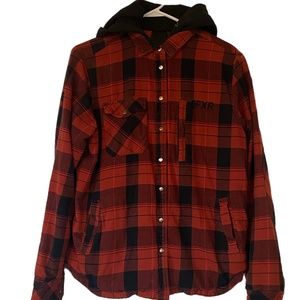 Womens FXR flannel coat